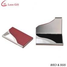 Hot Sale Business Gift Leather Steel Card Holder