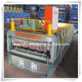 840 900 Colored Steel Roof Tile Forming Machine Of Double Layer