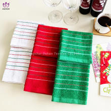 Christmas yarn-dyed kitchen towels.