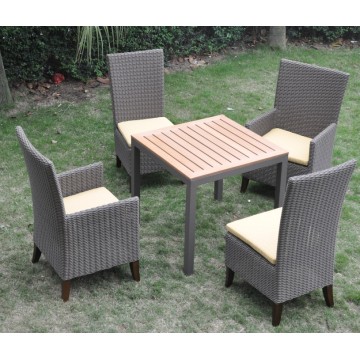 All weather garden PE rattan dining set