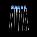 Diode électroluminescente diffuse à LED bleue de 3 mm