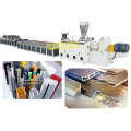 PVC profile extrusion line