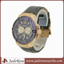 Banda de cuero del reloj del deporte de los hombres de la moda