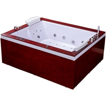 59 polegadas de banheira de hidromassagem independente de 2 polegadas Bathtub de massagem de villa grande