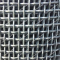 Crimped woven wire mesh screen for mining