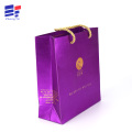 Hot stamping corrugated paper cosmetic hand bag