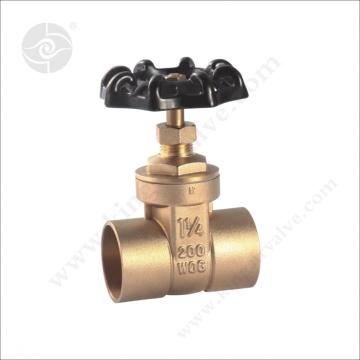 BRASS GATE VALVE WITH SOLDER JOINT KS-305A