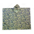 Yj-6011 Custom Hooded Camouflage Travel Bike Rain Poncho Mens