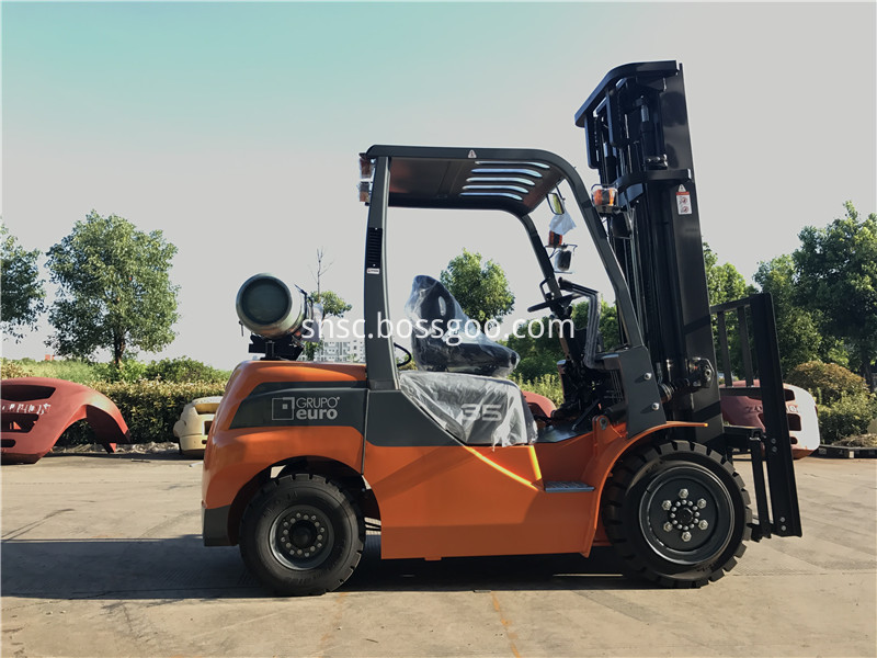 3.5ton gas forklift to Argentina from sheri01