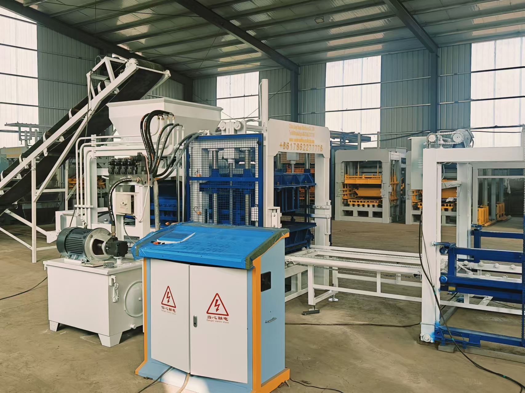 Concrete block machine for construction factory Concrete block machine for construction factory