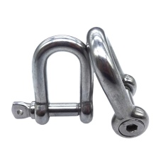 iron casting galvanized screw pin anchor bow shackle