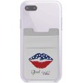 Stretchy Lip Stick on Cell Phone Wallet Holder