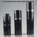 15ml 30ml 50ml rond rotatif flacon Airless noir