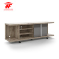 Newest Modern MDF TV Stand Movable With Wheels