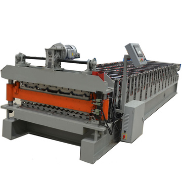 Corrugated IBR Double Layer Roll Forming Profile Machine