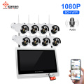 1080P 8CH Wireless Security Camera 12.5" LCD Monitor