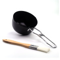 Non-stick sauce pasta pot with basting brush