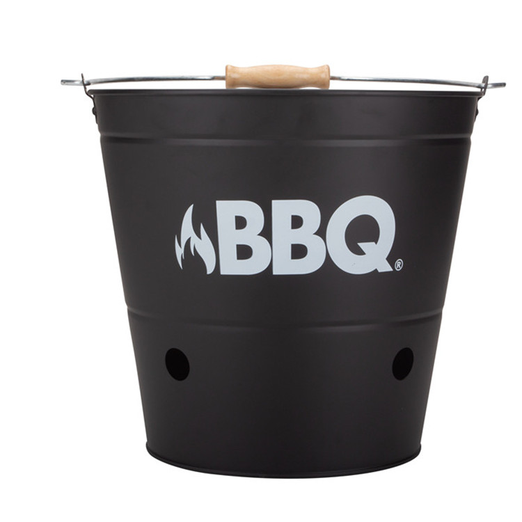 Black Grease Bucket for Grill