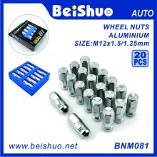 20 PCS Colored Aluminum Racing Wheel Nut Set