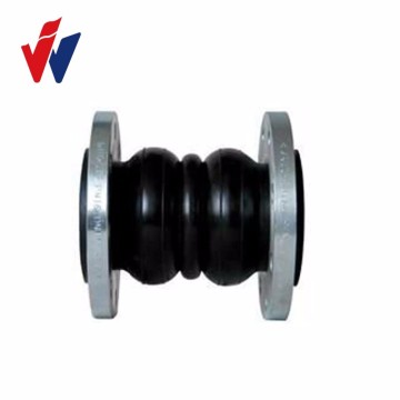 dual Sphere EPDM expansion rubber bellow with flange