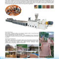 Wood Plastic Compound Profiles Extrusion Line WPC frame and door production plant