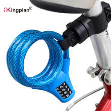 Resettable Combination Code Cable Lock for Bicycle