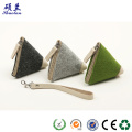 Top quality newest design felt coin purse bag