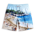 Pantalones de playa casuales para hombres con cinturones