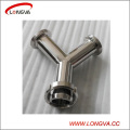 Sanitary Stainless Steel Pipe Fitting Y Type Male Female Tee