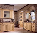 Solid Wood Kitchen Cabinet With Island