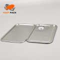 Square Metal Bucket Lid With Plastic Handle/Hole