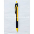 Plástico lápiz propulsor con 2 colores negro y amarillo del barril