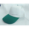 Planície de Baseball Cap chapéu branco cor sólida Velcro ajustável