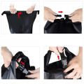 Black Compact Roll Top Waterproof Backpack