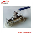 Stainless Steel 304 Sanitary Pneumatic Actuator Clamped Ball Valve