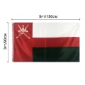 polyester printed 3x5 Oman flag custom