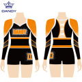 Uniformes de cheer croisés personnalisés