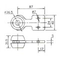 Welding Curtain Hangers Rollers