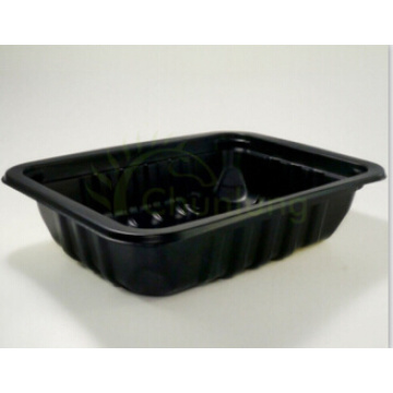 U. S. Advanced Technology California America Big Market Custom Made Thermoformed Plastic Meat Trays with Absorbent Pads