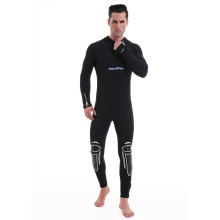 Fatos de mergulho com zíper de neoprene nas costas de pele de mar 4 mm