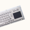 Clavier en métal anglais et arabe avec tapis de souris tactile