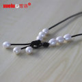 Fashion Leather Freshwater Pearl Necklace Jewellery