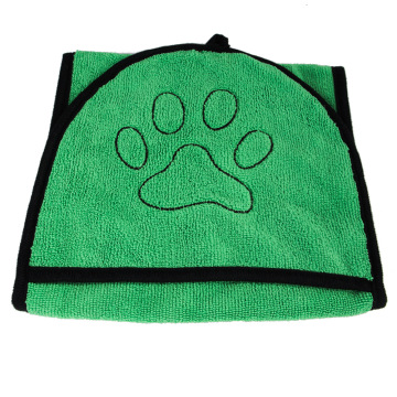 Pet absorbent bath towel cat dog glove