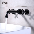 In-wall washbasin mixer for hotel