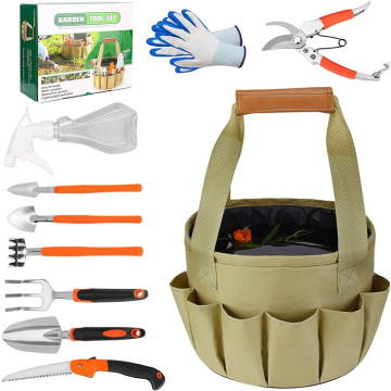 Ensemble d&#39;outils de jardinage en acier inoxydable