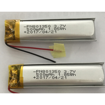 Batterie de polymère de 500mAh pour la brosse à dents électrique (LP1X5T8)