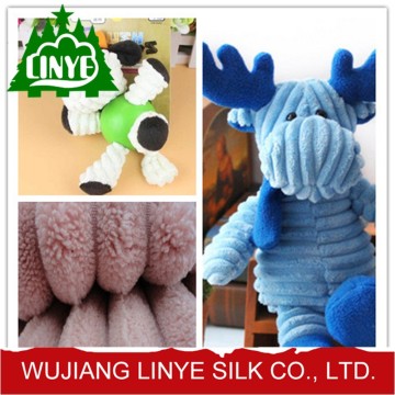 100% polyester 1 wale corduroy fabric for slipper