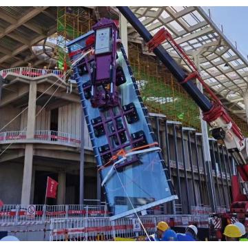 Levantador de inclinação hidráulica para vidro de 5000 kg