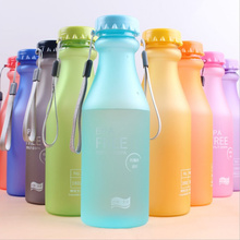 550ml Frosting Customized Logo Plastic Water Bottle (SLSB01)