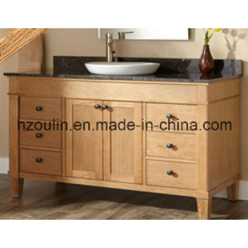 Wooden Marmor Top Badezimmer Vanity (BA-1138)